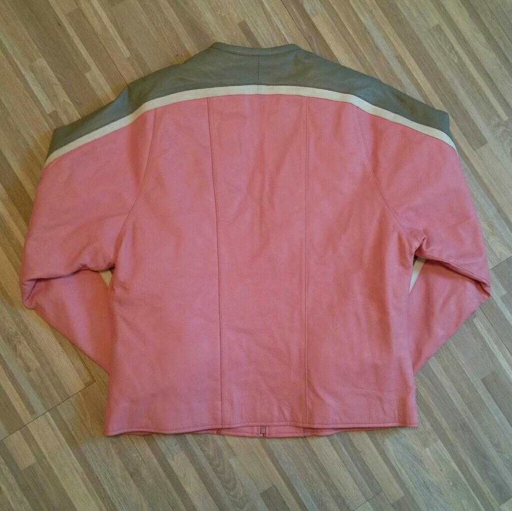 Marcia Collection Leather Racing Jacket - Picture 2 of 6